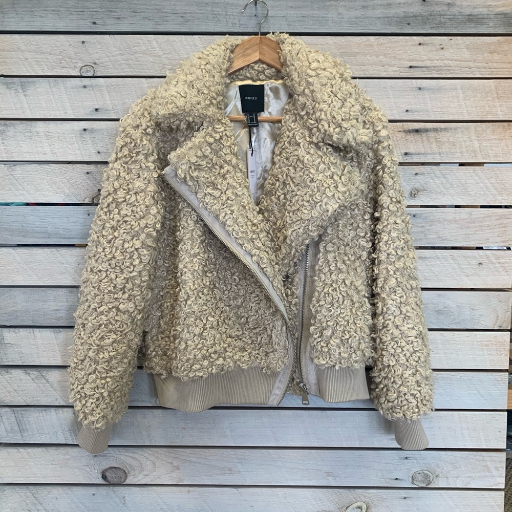Faux Shearling Jacket - Picture 5 of 7
